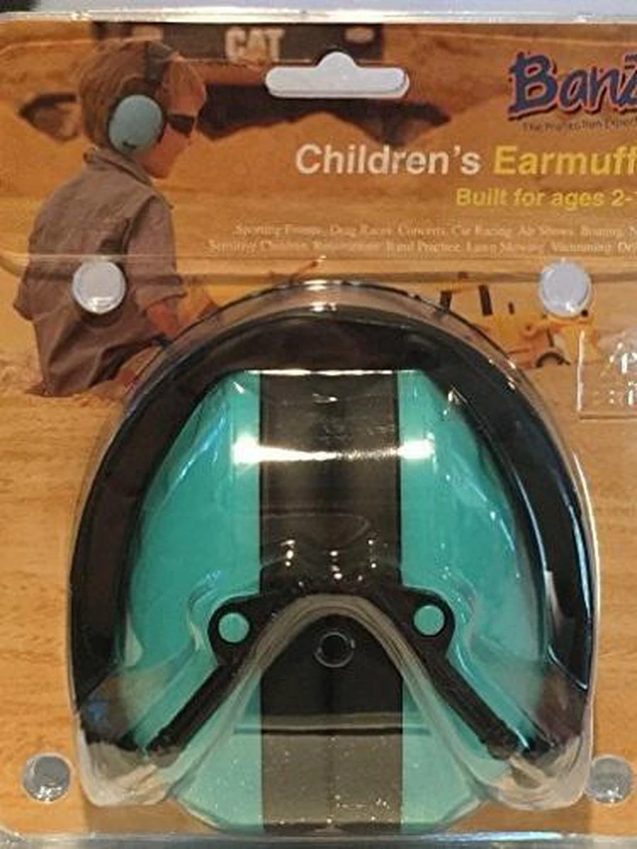 Banz - Kidz Earmuffs Turquoise - (2-10 Jaar) 8 Banz - Kidz Earmuffs Turquoise - (2-10 Jaar) - Afbeelding 8