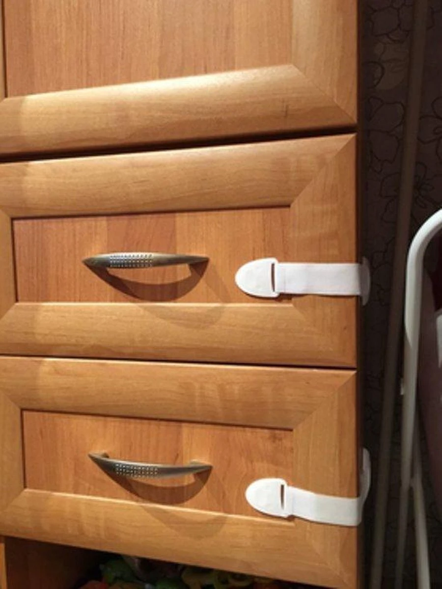 Kind Veiligheidsslot – 4 Stuks - Kinderslot Baby - Afsluiten Van Kasten, Lades, Apparatuur En De Oven – Drukslot – Kindslot – Baby Lock 4 Kind Veiligheidsslot – 4 Stuks - Kinderslot Baby - Afsluiten Van Kasten, Lades, Apparatuur En De Oven – Drukslot – Kindslot – Baby Lock - Afbeelding 4