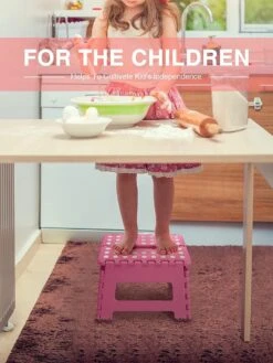 Kinder Opstapje Inklapbaar Roze - Splendole Toiletkrukje Opstapkrukje - 100 Kg -Pasgeborenen En Jonge Kinderen 900x1200 58