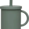 Jollein Drinkbeker Met Rietje Siliconen - Ash Green