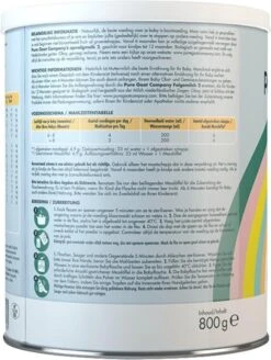 Pure Goat Company - Opvolgmelk 2 - Biologische Flesvoeding Op Basis Van Volle Geitenmelk - 800 Gram -Pasgeborenen En Jonge Kinderen 905x1200 2