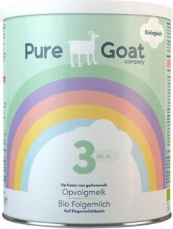 Pure Goat Company - Opvolgmelk 3 - Biologische Flesvoeding Op Basis Van Volle Geitenmelk - 800 Gram -Pasgeborenen En Jonge Kinderen 906x1200