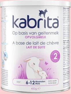 Kabrita 2 Opvolgmelk - Flesvoeding Vanaf 6 Maanden - 400g -Pasgeborenen En Jonge Kinderen 909x1200