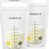 Medela Moedermelk Bewaarzakjes Moedermelkbewaarzakjes Medela Zakjes - Gemakkelijke Etiketteren - 180 Ml - 50 Stuks