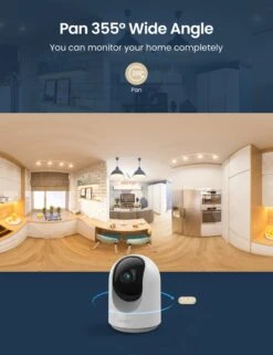 GNCC P1 Babyfoon Met Camera 1080P - Voor Baby's/Huisdieren/Veiligheid - Bidirectionele Audio - Wifi - Super IR Nachtzicht - Bewegingsdetectie - Sirene - Compatibel Met Alexa & Google Home - SD&Cloud Opslag -Pasgeborenen En Jonge Kinderen 923x1200 27