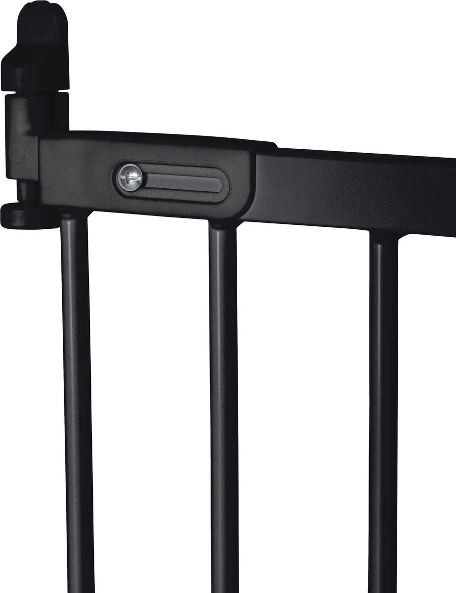 SaftetyThings FLEXIFIT ZWART Traphekje, Voor Boven En Onder Aan De Trap ZONDER DREMPELTJE Van 67cm Tot 105.5 Cm 4 SaftetyThings FLEXIFIT ZWART Traphekje, Voor Boven En Onder Aan De Trap ZONDER DREMPELTJE Van 67cm Tot 105.5 Cm - Afbeelding 4