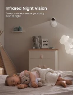 GNCC GC1Pro Babyfoon Met Camera - 3MP Indoor WiFi-camera 2.4G WiFi Voor Kinderen/Huisdieren/Senioren Met Monitor En Geluidsdetectie, Nachtzicht, Tweerichtingsaudio -Pasgeborenen En Jonge Kinderen 923x1200 7