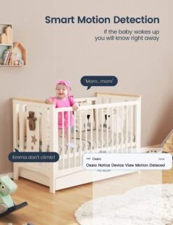 GNCC GC1Pro Babyfoon Met Camera - 3MP Indoor WiFi-camera 2.4G WiFi Voor Kinderen/Huisdieren/Senioren Met Monitor En Geluidsdetectie, Nachtzicht, Tweerichtingsaudio -Pasgeborenen En Jonge Kinderen 923x1200 8