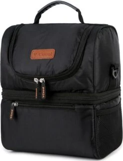 QEY - Koeltas Voor Moedermelk Bewaarzakjes - Zwart