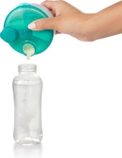 OXO Tot Melkpoeder Verdeeldoosje - Melkpoeder Doseerdoosjes - Melkpoeder Reisbox - Teal -Pasgeborenen En Jonge Kinderen 926x1200