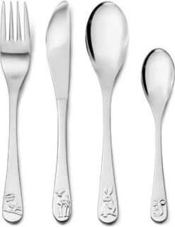 Zilverstad - Kindercouvert 4-delig Bosdieren RVS 18/10 -Pasgeborenen En Jonge Kinderen 926x1200 5