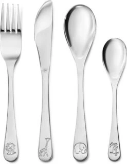 Zilverstad - Kindercouvert Nijntje Dierentuin 4-delig RVS 18/10 -Pasgeborenen En Jonge Kinderen 926x1200 6