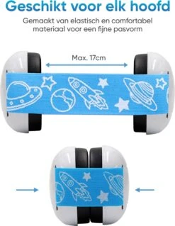 Gehoorbescherming Baby En Kinderen – Koptelefoon – SNR 25 DB – Oorbeschermers – Oorkappen – Oorbescherming – Geluidsbescherming – Blauwe & Roze Band -Pasgeborenen En Jonge Kinderen 928x1200 2