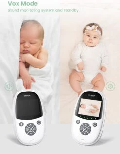 Yoton Babyfoon Met Camera YB01 - Draadloze Babyfoon - 2,4 Inch Smart Babyfoon Met LCD-Scherm - Nachtzicht Baby Monitor - Temperatuurbewaking - 8 Slaapliedjes - 2-Weg Praten - Baby Monitor -Pasgeborenen En Jonge Kinderen 933x1200 3