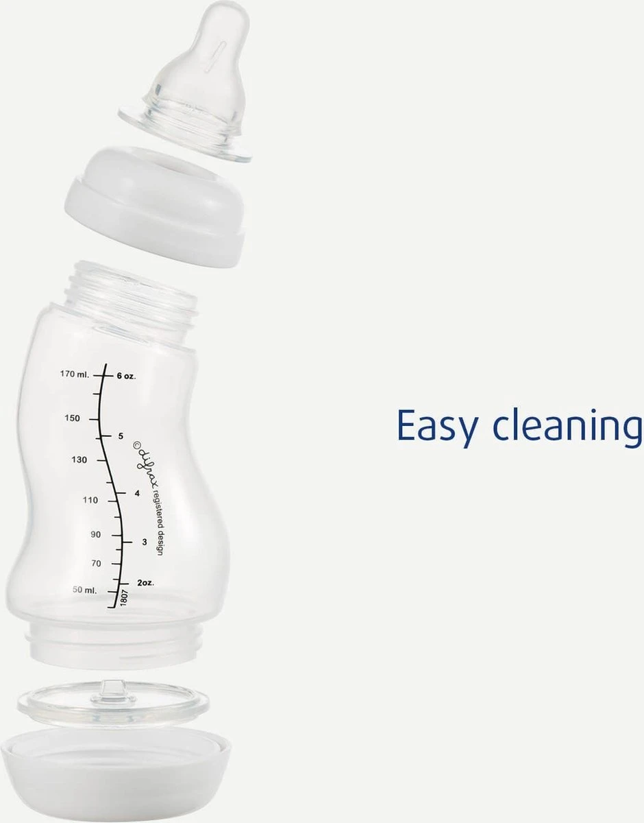 Difrax - S-Fles Duopack - Bruin/Roze - 250ml - 0+ Maanden 9 Difrax - S-Fles Duopack - Bruin/Roze - 250ml - 0+ Maanden - Afbeelding 9