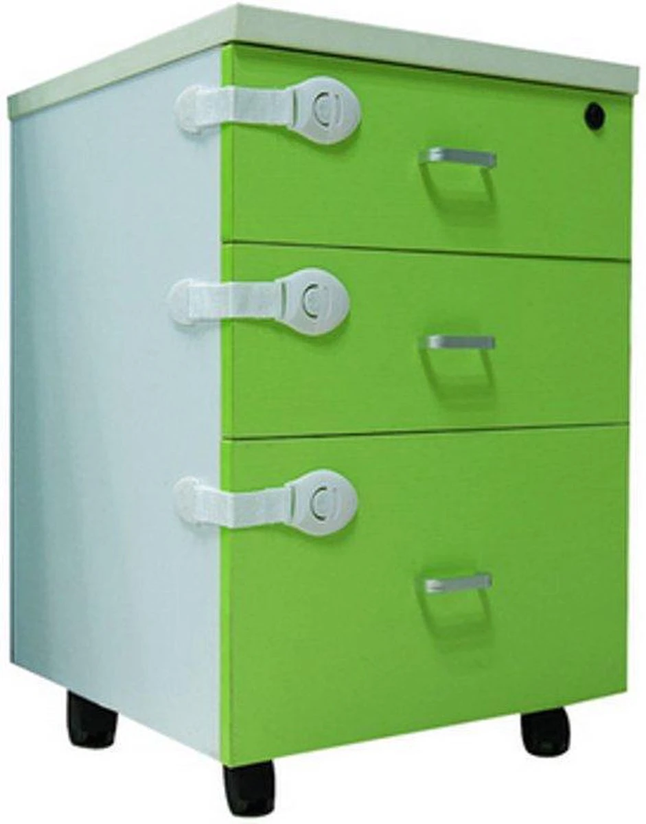 Kind Veiligheidsslot – 4 Stuks - Kinderslot Baby - Afsluiten Van Kasten, Lades, Apparatuur En De Oven – Drukslot – Kindslot – Baby Lock 5 Kind Veiligheidsslot – 4 Stuks - Kinderslot Baby - Afsluiten Van Kasten, Lades, Apparatuur En De Oven – Drukslot – Kindslot – Baby Lock - Afbeelding 5