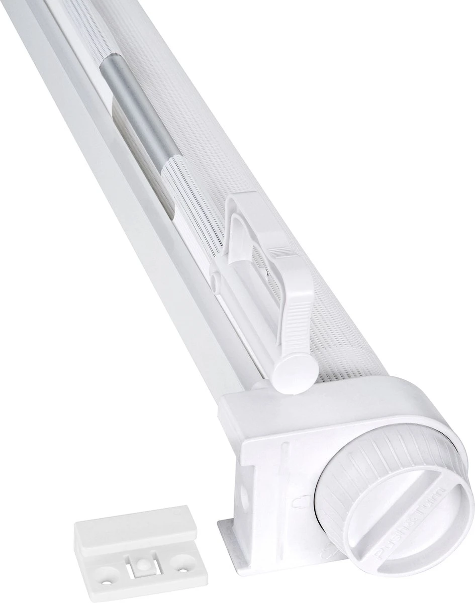 Balloe Oprolbaar Traphekje – Veiligheidshekje - Kinderhekje – Babyhekje – Traphek – Hondenhek – Wit 4 Balloe Oprolbaar Traphekje – Veiligheidshekje - Kinderhekje – Babyhekje – Traphek – Hondenhek – Wit - Afbeelding 4