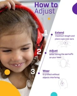 Gehoorbescherming Kind - Gehoorbeschermers Oorkappen Kinderen - 27dB - 3-16 Jaar - Rood - V-Zilla -Pasgeborenen En Jonge Kinderen 960x1200 16
