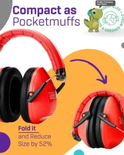 Gehoorbescherming Kind - Gehoorbeschermers Oorkappen Kinderen - 27dB - 3-16 Jaar - Rood - V-Zilla -Pasgeborenen En Jonge Kinderen 960x1200 17