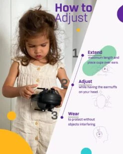 Gehoorbescherming Kind - Gehoorbeschermers Oorkappen Kinderen - 3-16 Jaar - 26dB - V-Star -Pasgeborenen En Jonge Kinderen 960x1200 23
