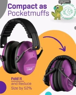 Gehoorbescherming Kind - Gehoorbeschermers Oorkappen Kinderen - 3-16 Jaar - 26dB - Paars - V-Star -Pasgeborenen En Jonge Kinderen 960x1200 51