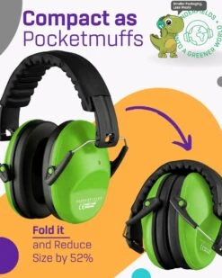Gehoorbescherming Kind - Gehoorbeschermers Oorkappen Kinderen - 3-16 Jaar - 26dB - Groen - V-Star -Pasgeborenen En Jonge Kinderen 960x1200 61