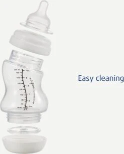 Difrax Papfles XL 310 Ml Wide - Anti-Colic - Wit/Transparant - 1 Stuk -Pasgeborenen En Jonge Kinderen 965x1200