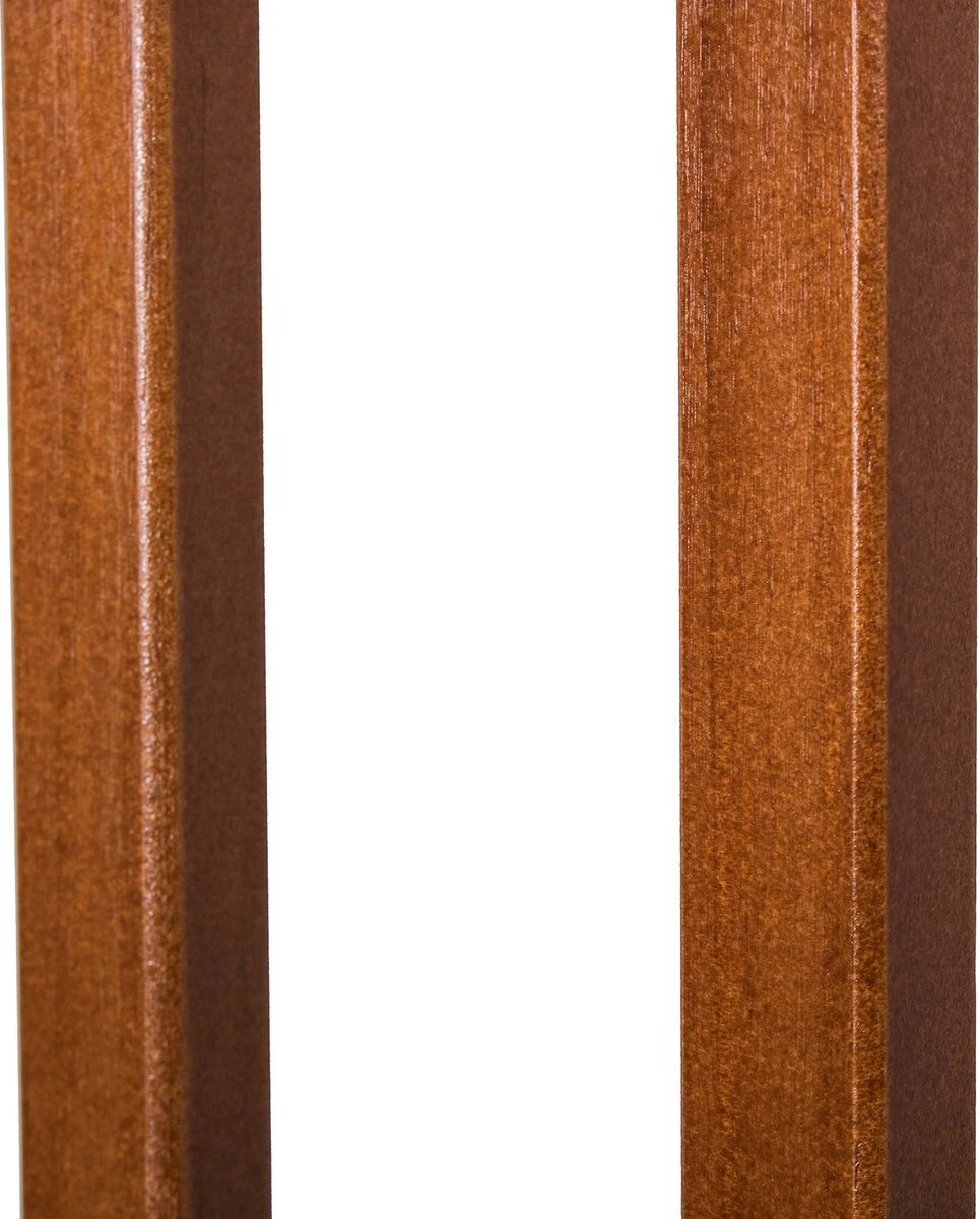 Springos Traphekje | Traphek | Veiligheidshekje | Metaal | Hout | Zwart/Bruin | 97 - 103 Cm 4 Springos Traphekje | Traphek | Veiligheidshekje | Metaal | Hout | Zwart/Bruin | 97 - 103 Cm - Afbeelding 4