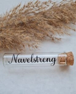 Mint11 - Navelstreng Bewaarbuisje - Reageerbuisje - Kraamcadeau - Gepersonaliseerd Cadeau - Babyshowercadeau