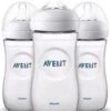 Philips Avent SCF036/37 Natural Babyfles - 6m+ - Langzame Toevoer - 3 Stuks