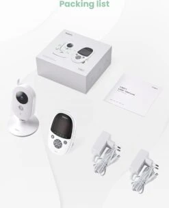 Yoton Babyfoon Met Camera YB01 - Draadloze Babyfoon - 2,4 Inch Smart Babyfoon Met LCD-Scherm - Nachtzicht Baby Monitor - Temperatuurbewaking - 8 Slaapliedjes - 2-Weg Praten - Baby Monitor -Pasgeborenen En Jonge Kinderen 975x1200 2