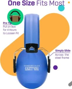 Gehoorbescherming Kind - Gehoorbeschermers Oorkappen Kinderen - 27dB - 3-16 Jaar - Blauw - V-Zilla -Pasgeborenen En Jonge Kinderen 983x1200 4