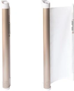 Rudolphy - Oprolbaar Traphekje - 3 Type Posities - Luxe Aluminium - Rosé Wit