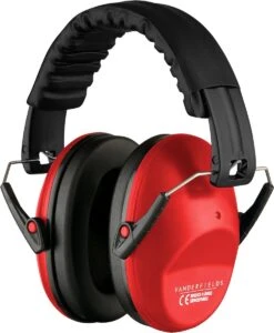 Gehoorbescherming Kind - Gehoorbeschermers Oorkappen Kinderen - 3-16 Jaar - 26dB - Rood - V-Star