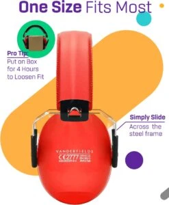 Gehoorbescherming Kind - Gehoorbeschermers Oorkappen Kinderen - 27dB - 3-16 Jaar - Rood - V-Zilla -Pasgeborenen En Jonge Kinderen 988x1200 3