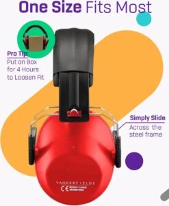 Gehoorbescherming Kind - Gehoorbeschermers Oorkappen Kinderen - 3-16 Jaar - 26dB - Rood - V-Star -Pasgeborenen En Jonge Kinderen 989x1200 3