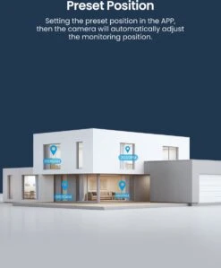 GNCC P1 Babyfoon Met Camera 1080P - Voor Baby's/Huisdieren/Veiligheid - Noodroomzicht - Bewegingsdetectie - Bidirectionele Audio - Sirene - Compatibel Met Alexa & Google Home - SD&Cloud Opslag - Twee Pakjes -Pasgeborenen En Jonge Kinderen 990x1200 2