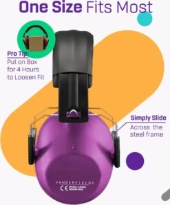 Gehoorbescherming Kind - Gehoorbeschermers Oorkappen Kinderen - 3-16 Jaar - 26dB - Paars - V-Star -Pasgeborenen En Jonge Kinderen 994x1200 1