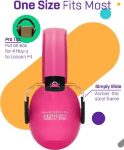 Gehoorbescherming Kind - Gehoorbeschermers Oorkappen Kinderen - 27dB - 3-16 Jaar - Roze - V-Zilla -Pasgeborenen En Jonge Kinderen 996x1200 2