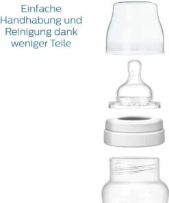 Philips AVENT SCD805/01 Anti-Colic Zuigfles Voor Pasgeborene 125 Ml 260 Ml Polypropyleen (PP) Transparant, Wit -Pasgeborenen En Jonge Kinderen 997x1200 1