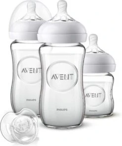Philips Avent Glazen Starterset Voor Pasgeborenen SCD303/01 - Natural-fles - 3 Stuks -Pasgeborenen En Jonge Kinderen 997x1200 2