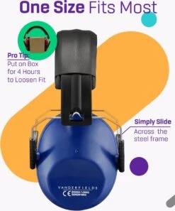 Gehoorbescherming Kind - Gehoorbeschermers Oorkappen Kinderen - 3-16 Jaar - 26dB - Donker Blauw - V-Star -Pasgeborenen En Jonge Kinderen 997x1200 7